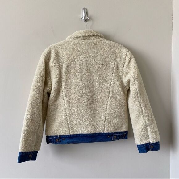 Nwt-Levi’s Ex Boyfriend Sherpa Trucker Jacket - Picture 4 of 14